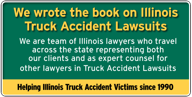 Graphic - the Illinois Truck Litigation Manual (2016), considered to be “the book” on the subject.